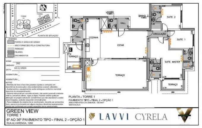 Imagem Apartamento com 3 dormitórios à venda, 160 m² por R$ 2.483.400 - Butantã - São Paulo/SP
