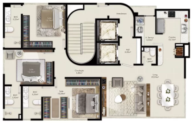 Imagem Bonne Vie - Apartamento à venda no bairro Centro - Balneário Camboriú/SC