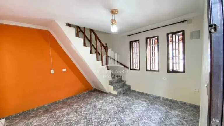 Imagem Sobrado que Financia, 2 Dormitórios sendo 1 suíte, terreno 177m², Área Gourmet Grande, Planejados, 2 Vagas, No Parque Aliança, Ribeirão Pires-SP