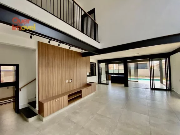 Imagem Casa de luxo no Condomínio Residencial Bela Vista: 3 suítes, 2 salas, 5 banheiros, 4 vagas na cidade de Ribeirão Preto-SP - Jardim Olhos D Água I. Quer Imóvel Negócios Imobiliários.