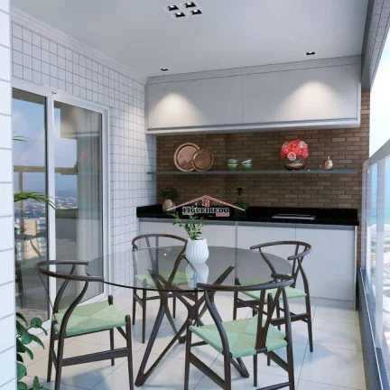Imagem Apartamento à venda, 74 m² por R$ 612.000,00 - Vila Guilhermina - Praia Grande/SP