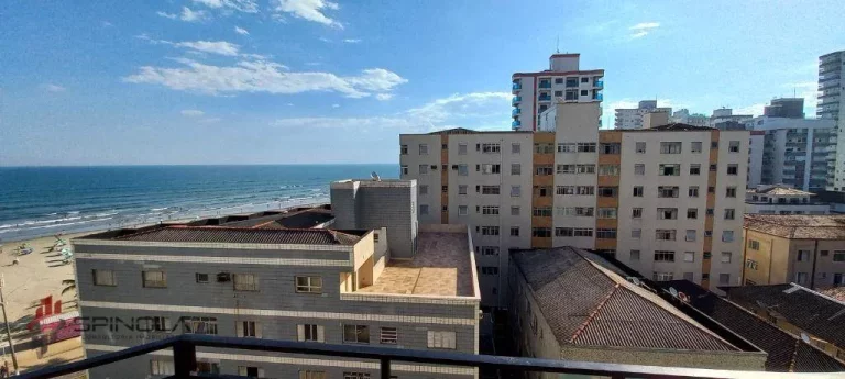 Imagem Apartamento com 3 dormitórios à venda, 105 m² por R$ 580.000,00 - Ocian - Praia Grande/SP