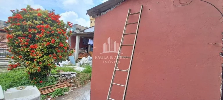 Imagem Terreno 250m², Escritura, Aclive com 2 casas antigas, 3 Vagas, no Início do Jardim Zaíra 2, Mauá-SP