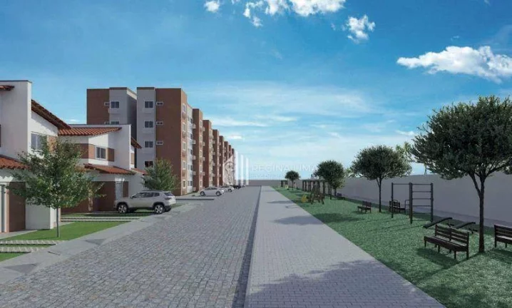 Imagem Casa duplex em construção, 2 dormitórios à venda por R$ 228.871,00 - Condomínio RESERVA ALVORADA - Cajueiro - Timon/MA