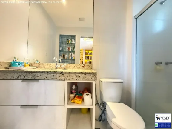 Imagem APARTAMENTO ALTO PADRÃO COM VISTA MAR EM PATAMARES  155M², 3 VAGAS, FINAMENTE DECORADO