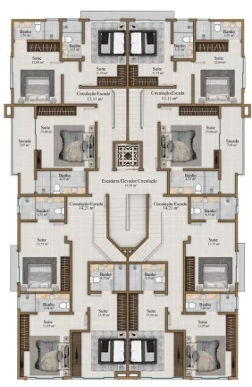 Imagem Marlim Branco - Apartamento à venda no bairro Mariscal - Bombinhas/SC