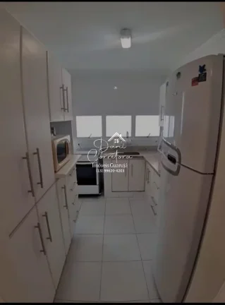 Imagem Apartamento de 3 Quartos na Enseada, Guarujá-SP 2 Salas, 2 Banheiros, 1 Vaga de Garagem 80 m² de Área