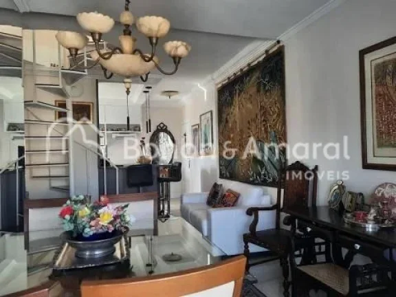 Imagem Linda Cobertura à Venda no Cambuí em Campinas. Com 3 Quartos, 1 suíte, 4 banheiros, 130m², e 3 v...