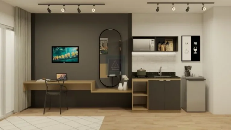 Imagem SÃO PAULO- STUDIO MOBILIADO E DEDORADO - 23m². Legacy Campo Belo