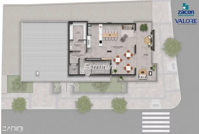 Apartamento na planta 3 dormitórios, 1 suite, sacada com churrasqueira e box de