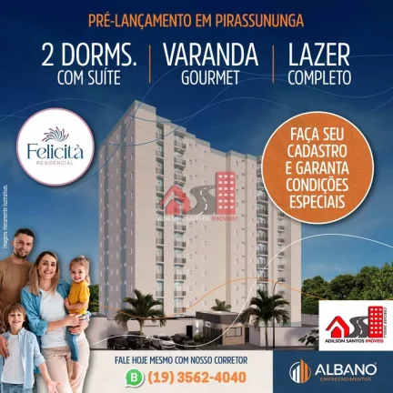 Imagem Apartamento com 2 dorms, Vila Guimarães, Pirassununga - R$ 228 mil, Cod: 159