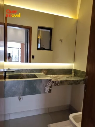 Imagem Residência de luxo em condomínio na Quinta da Mata, Ribeirão Preto-SP: 3 quartos, 3 suítes, 2 salas, 4 banheiros, 4 vagas.