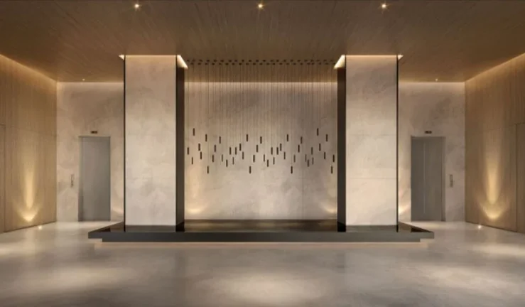 Imagem Com arquitetura contemporânea de linhas marcantes, um autêntico Lindenberg se eleva em meio à atm...