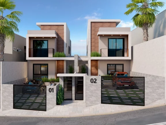 Imagem Twin House mobiliada e decorada, casa Duplex.