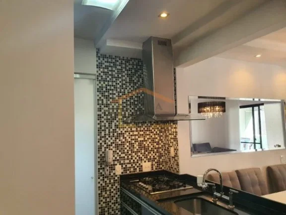 Imagem Apartamento de 84m², conta com 2 dormitórios, sendo 1 suíte, 2 banheiros, dispõe de ar-condicion...