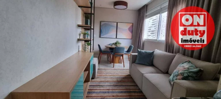 Imagem Apartamento com 1 dormitório à venda, 44 m² por R$ 640.000,00 - Ponta da Praia - Santos/SP