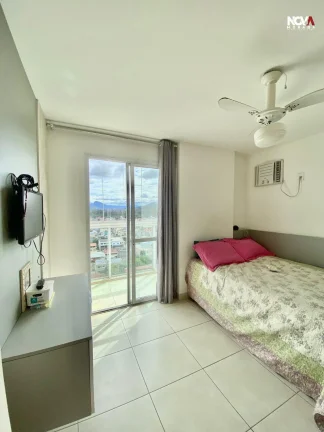 Imagem Com 65m² bem distribuídos, esse apê no andar alto é puro charme e funcionalidade. São 2 quartos...