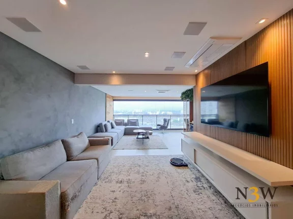 Imagem Apartamento totalmente mobiliado à venda na Vila Leopoldina São Paulo SP com 3 dormitórios, 2 suítes, 3 vagas de garagem e 153m² no Cond. Le Havre.