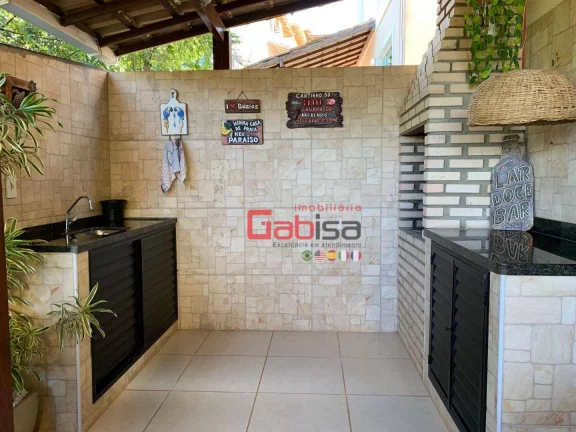 Imagem Casa com 4 Suítes, Mobiliada, 100 metros da beira mar, à venda, 140 m² por R$ 540.000 - Rasa - Armação dos Búzios/RJ