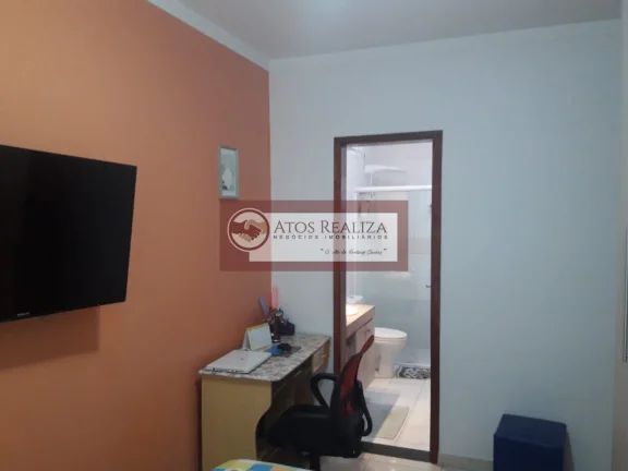 Imagem vendo OPORTUNIDADE no jardim Palmares na Região de campo grande, Sobrado de 3 dormitórios, 1 Suíte com Varanda, 3 Vagas com cobertura de vidros, por Apenas R$ 680 mil, valor de oportunidade.