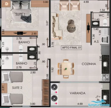 Imagem Lofts e Apartamentos no Tenório/Ubatuba