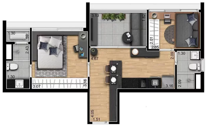 Imagem Apartamento em Jardim Paulista - São Paulo SP