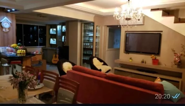 Imagem Linda Cobertura Duplex com 200 m² com Terraço e espaço Gourmet