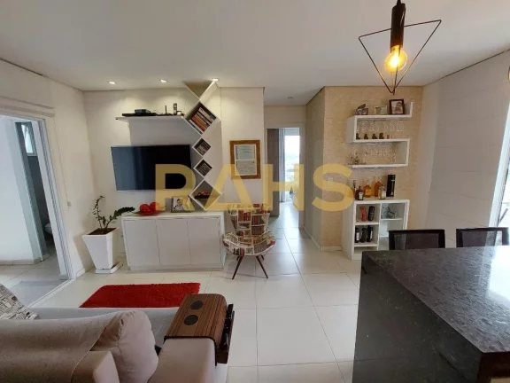 Imagem Cobertura Plana mobiliada, com 125 m² privativos, sendo 2 suítes, sala de estar jantar, cozinha, l...