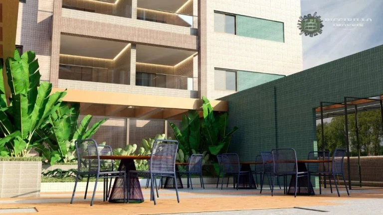 Imagem Apartamento com 3 dormitórios à venda, 190 m² por R$ 1.930.240,15 - Canto do Forte - Praia Grande/SP