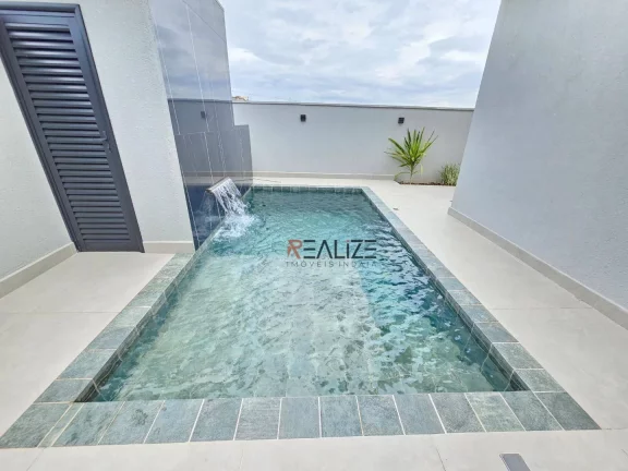 Imagem Casa alto padrão com 3 suítes e escritório à venda, 225 m² por R$ 2.300.000 - Condomínio Villa Sapezal - Indaiatuba/SP