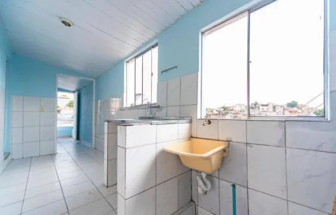 Imagem Casa com 1 dormitório para alugar, 60 m² por R$ 800/mês - Vila Palmares - Santo André/SP