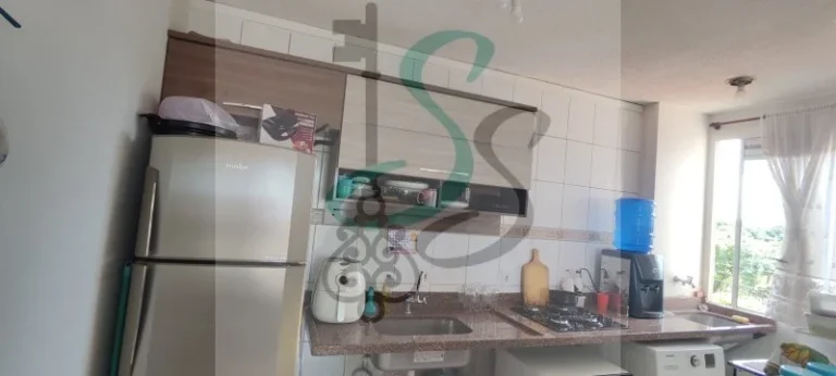 Imagem Venda de Apartamento na Vila Marieta, Campinas. 2 dormitórios, sala com sacada, cozinha lavanderia, banheiro, vaga de garagem descoberta, 49 m² útil