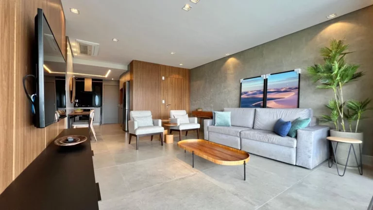 Imagem Apartamento à venda na Riviera de São Lourenço no Módulo 07: 4 quartos, 3 suítes, vista para serra e área de lazer completa!