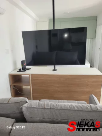 Imagem Apartamento para locação no coração de São Paulo - Tatuapé! 1 quarto, 1 sala, 1 banheiro, 1 vaga de garagem. 46m² de puro conforto!