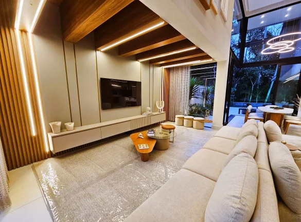 Imagem Casa de Luxo à Venda em Riviera de São Lourenço Módulo 16: 5 Quartos, 5 Suítes, 3 Salas, 4 Vagas de Garagem, 390,56 m².