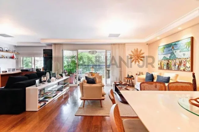 Imagem Apartamento de alto padrão para locação na Indianópolis, São Paulo-SP: 3 quartos, 3 suítes, 3 salas, 4 banheiros, 2 vagas e 164m².