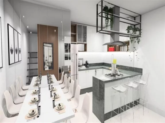 Imagem Sobrado com 3 dorms, Guilhermina, Praia Grande - R$ 850 mil, Cod: 2338