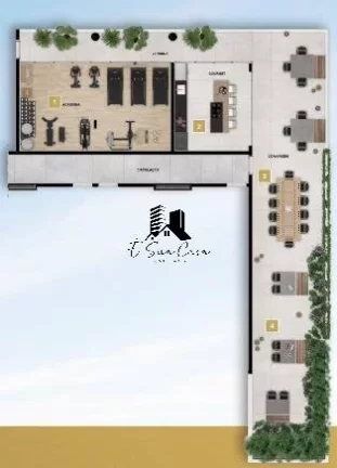 Imagem Apartamento à venda 1 quarto bairro Ouro Preto Belo Horizonte MG