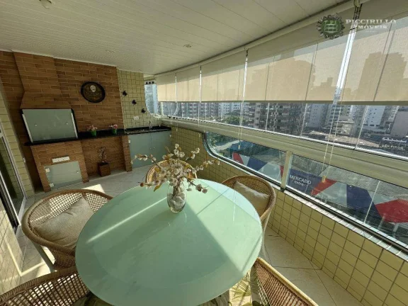 Imagem Apartamento com 3 dormitórios à venda, 134 m² por R$ 1.250.000,00 - Vila Guilhermina - Praia Grande/SP