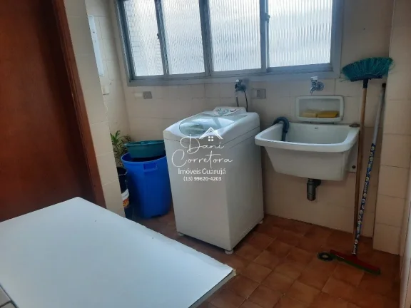 Imagem Apartamento com vista para o mar e lazer, 3 quartos com suíte e 2 vagas na Pitangueiras, Guarujá-SP - 165m² de área.
