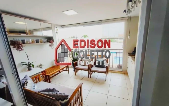 Imagem Apartamento a venda no Edifício Estação Paulista, Varanda gourmet com armários planejados, churrasqueira e pia em granito!!