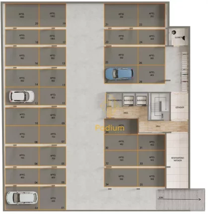 Imagem Apartamentos com varanda / sacada gourmet a 300m da praia do Bessa no Jardim Oceania - AP1175