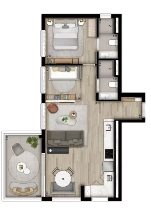 Imagem STUDIO RESIDENCIAL em São Paulo - SP, Sumaré