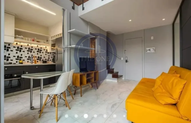 Imagem Studio de Luxo no Paraíso: 1 quarto, 1 suíte, 1 sala, 2 banheiros, 1 vaga - São Paulo-SP.
