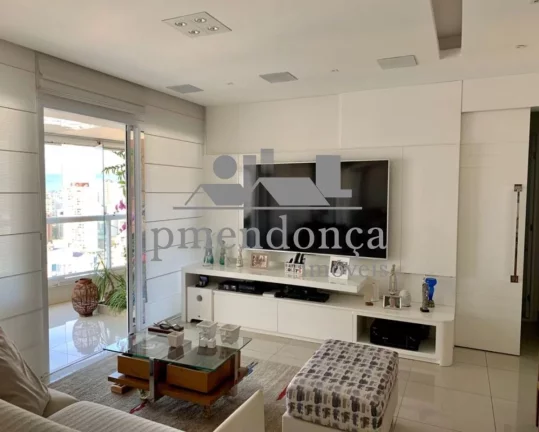 Imagem Apartamento com varanda gourmet em Perdizes, andar alto e vista para o por do sol.