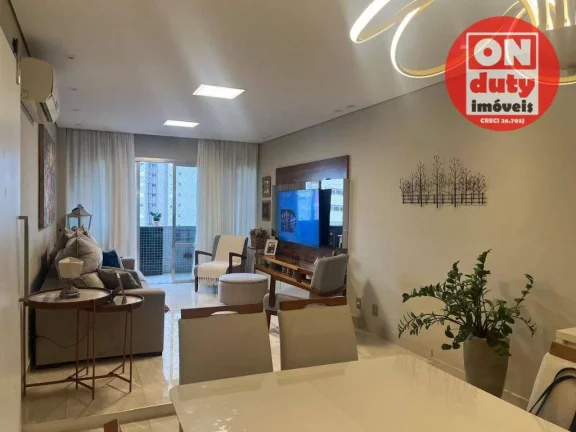 Imagem Apartamento à venda, 134 m² por R$ 995.000,00 - José Menino - Santos/SP