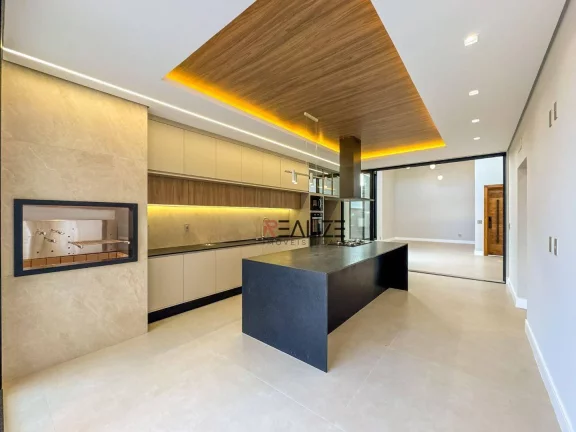 Imagem Casa Térrea Alto Padrão em Condomínio Nobre de Indaiatuba – 4 Suítes