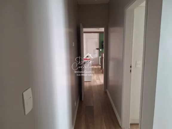 Imagem Apartamento à venda em Guarujá-SP: 2 quartos, 2 suítes, 2 salas, 2 banheiros, 1 vaga, 60 m² na Vila Alzira! Venha conferir!