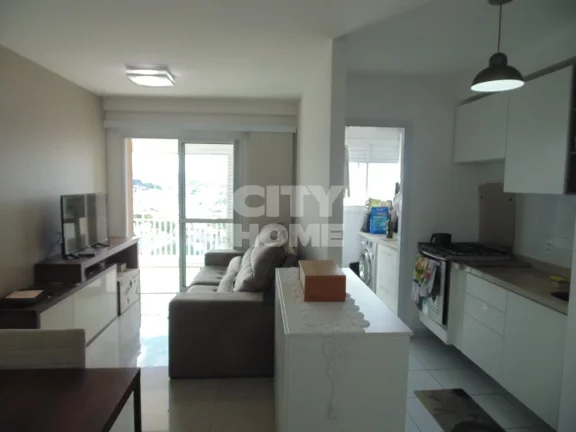 Imagem Excelente apartamento de 60m2 com 2 dormitórios ( 1 suíte ), duas vagas na garagem, varanda gourme...