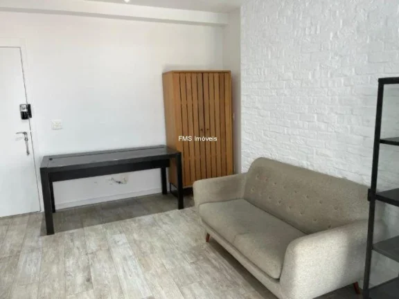 Imagem Apartamento para Locação na Consolação, São Paulo-SP: 1 Quarto, 1 Sala, 1 Banheiro, 1 Vaga e 49m² de Conforto!